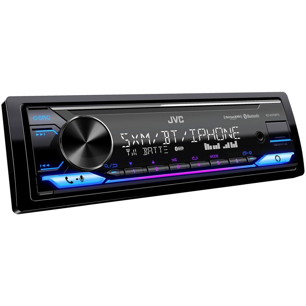 JVC KD-X370BTS Digital Media Receiver Bluetooth/Amazon Alexa/USB/SiriusXM+Cable