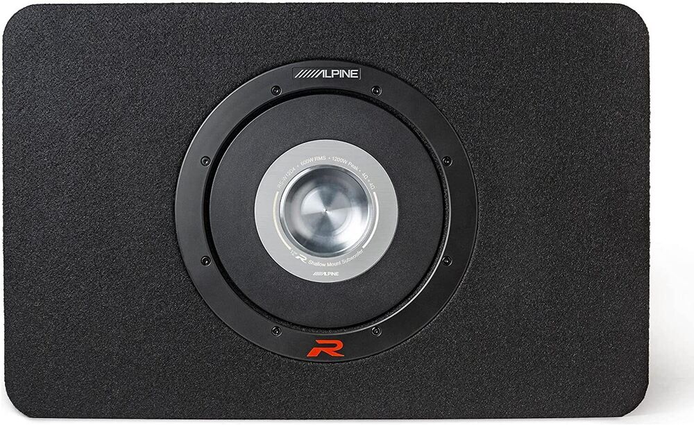 Alpine RS-SB12 R-Series 12" Halo Compact Loaded Subwoofer Enclosure, 1800 W subwoofer