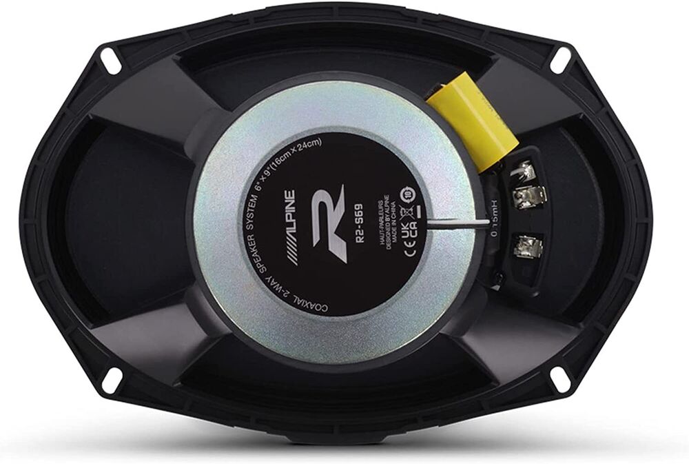 2 Pair Alpine R-Series R2-S69 300 Watts 6x9" 2-Way Coaxial Car Audio Speakers