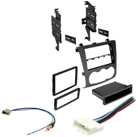 American International NDK727, NI-6, NWH704 Car Radio Stereo Single Double DIN Dash Kit Harness Fit 2007-2012 Nissan Altima