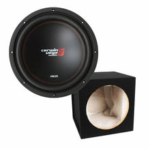 Charger l&#39;image dans la galerie, Cerwin Vega XED12V2 1000W 12&quot; Car Subwoofer + 12&quot; Sealed Sub Enclosure Box