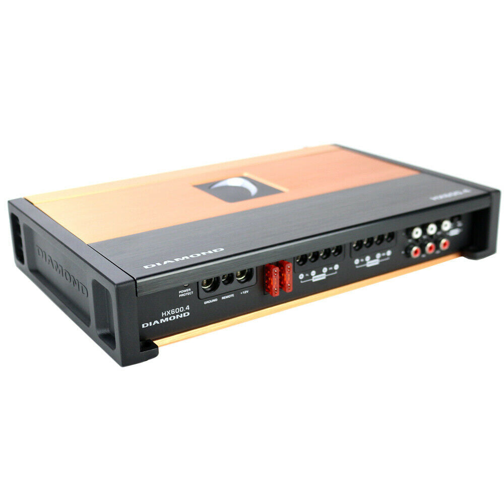 Diamond Audio HX600.4 HEX Series 4-Channel Class-D Car Audio Amplifier