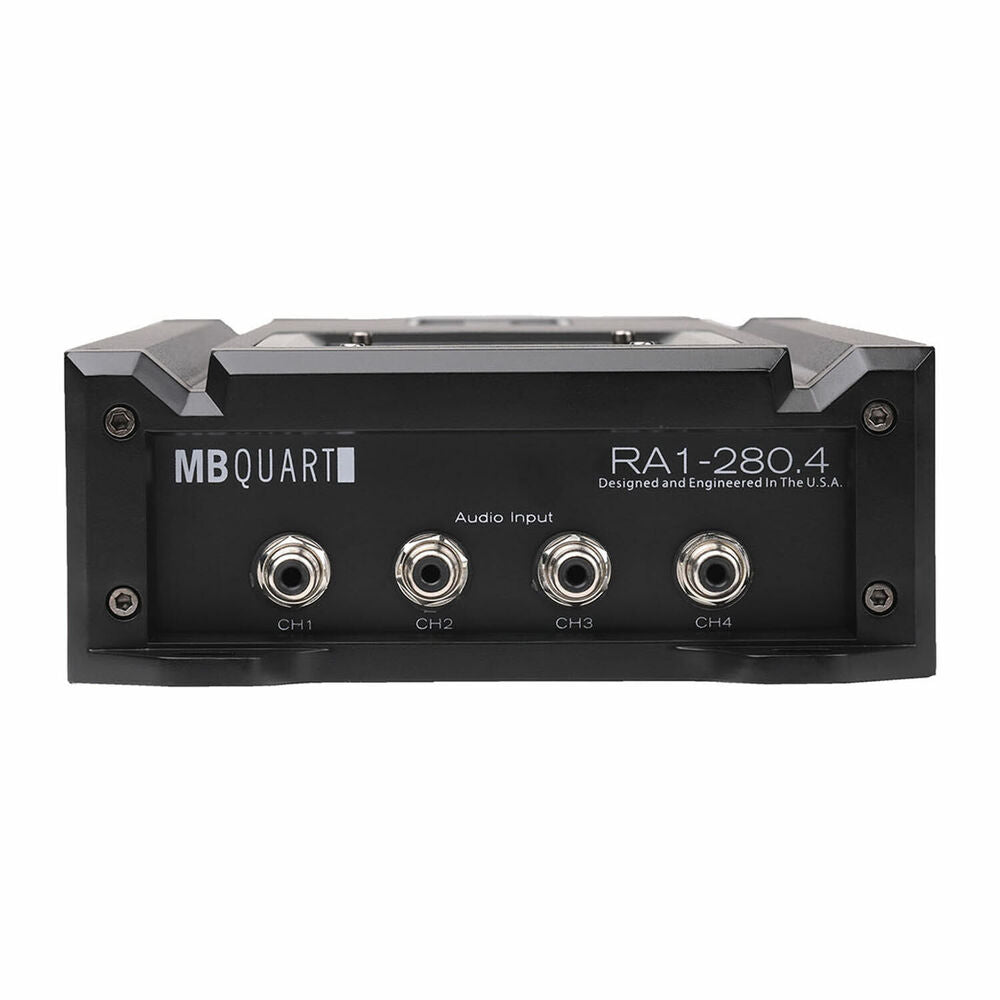 MB Quart RA1-280.4 Reference 4-Channel 280 Watt Max Car Audio Speaker Amplifier