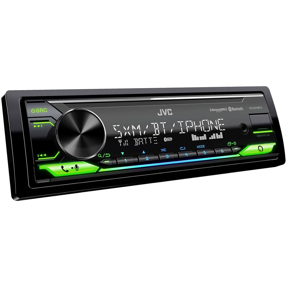 JVC KD-X370BTS Digital Media Receiver Bluetooth/Amazon Alexa/USB/SiriusXM+Cable