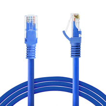 Load image into Gallery viewer, 6 Cat6a Ethernet Network Patch Cable RJ45 23AWG 600Mhz Solid Copper Wire 3' Blue
