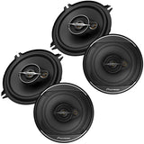 2 Pair Pioneer TS-A1371F 5-1/4