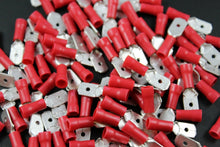 Load image into Gallery viewer, Install Bay RVMD250 Red Vinyl Male Quick Disconnect 22-18 Gauge .250