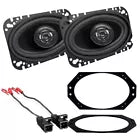 Cerwin Vega XED46 300W 4x6" 2-way Speakers Bundle Fit 1997-2006 Jeep Wrangler TJ