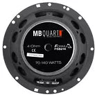 MB QUART FSB216 6.5" 280W Component Speakers & FKB116 6.5" 240W Coaxial Car Speakers