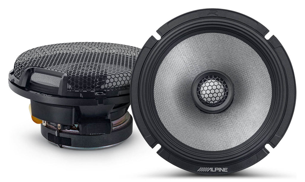 2 Pair Alpine R-Series R2-S65 300 Watts 6.5" 2-Way Coaxial Car Audio Speakers