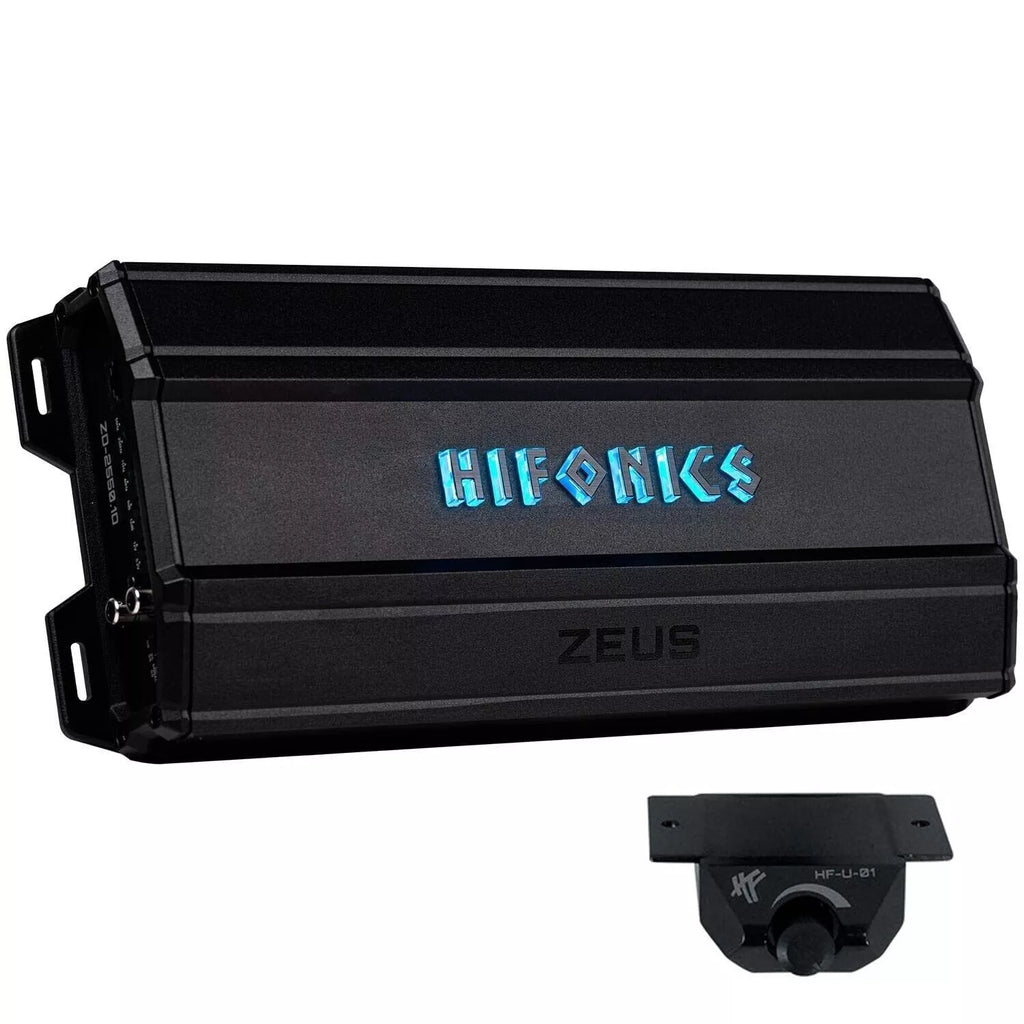 Hifonics ZD-2550.1D 2550 Watt Mono Amplifier 1 Ohm Car Audio Class-D Amp