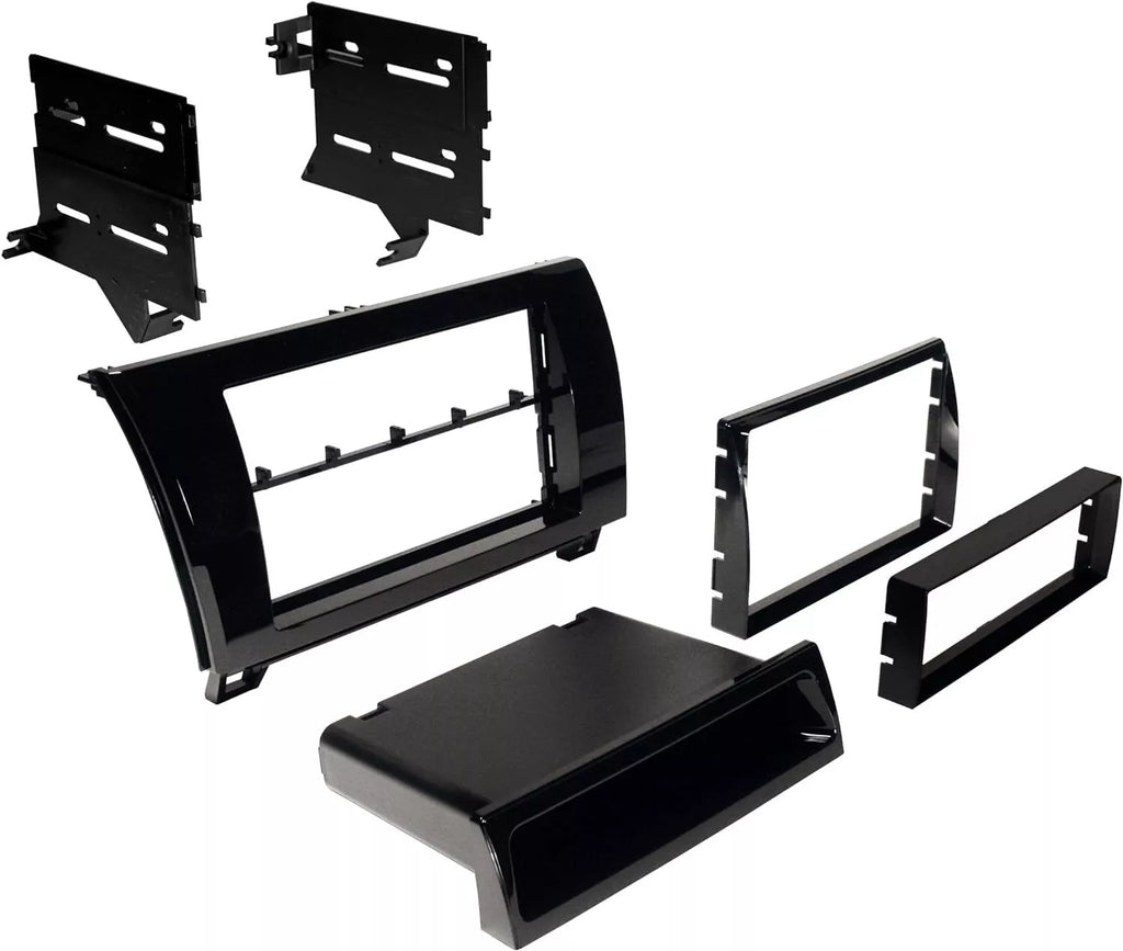 Double DIN or Single DIN Car Stereo Installation Kit Fit 2007-2013 Toyota Tundra