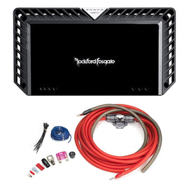 Rockford Fosgate T1500-1bdcp 1500 watts RMS x 1 at 2 ohms + Install Kit