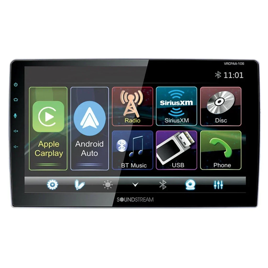 Soundstream VRCPAA-106MW 10.6" 2-DIN Digital Multimedia + Camera PK4