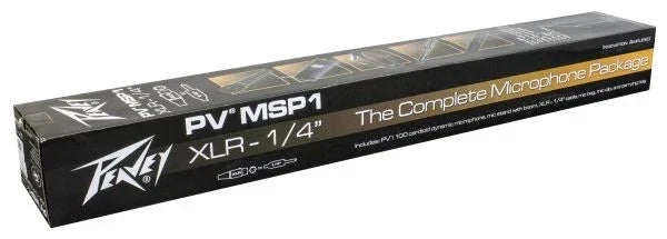 Peavey PV-MSP1 Complete Microphone and Stand Package with XLR Cable