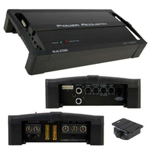 Charger l&#39;image dans la galerie, Power Acoustik RZ1-2300D RAZOR Series Monoblock Amplifier + 1/0 Gauge AMP Kit