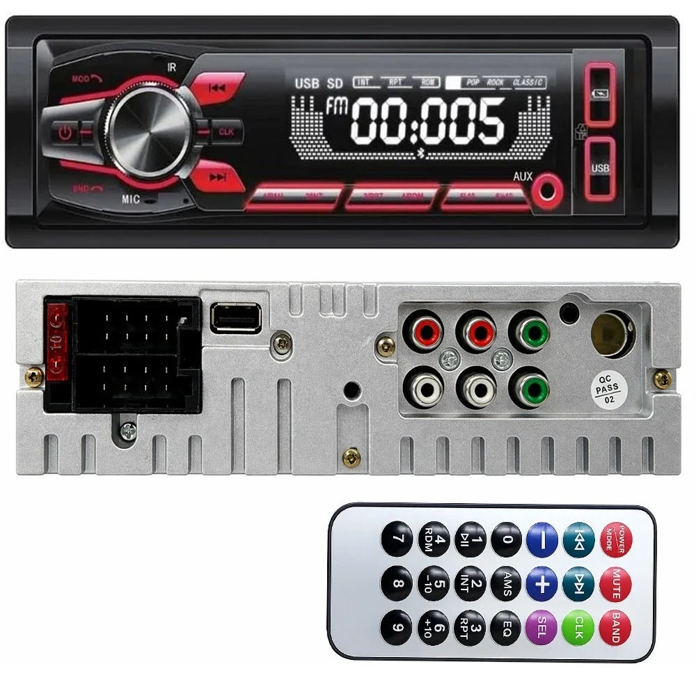 CV15BT Car Stereo + PS-65 & PS-57 Speakers + Harness Fit 1992-1996 Ford F-150