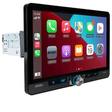 Load image into Gallery viewer, Jensen CAR1013 10.1" Single DIN Floating Touchscreen Digital Multimedia Receiver with Bluetooth, Wireless Apple CarPlay and Android Auto