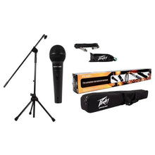Charger l'image dans la galerie, 2 Peavey PV MSP1 Complete Microphone with Stand Kit XLR Cable Included