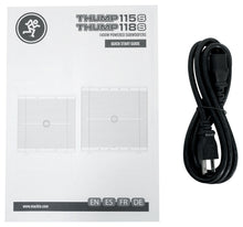 Load image into Gallery viewer, Mackie Thump118S 1400 Watt 18-inch Powered Subwoofer + Cover Pole Cable
