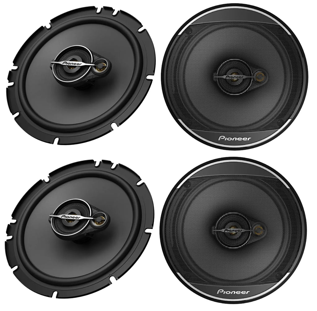 2 Pairs Pioneer TS-A1678S 320W Max/70W RMS 3-Way Speaker