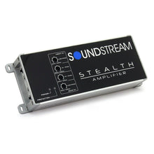 Load image into Gallery viewer, Soundstream ST4.1200D Stealth 1200W 4Channel Class D Motorcycle Car Audio Amplifier + 8 Gauge Amp Kit