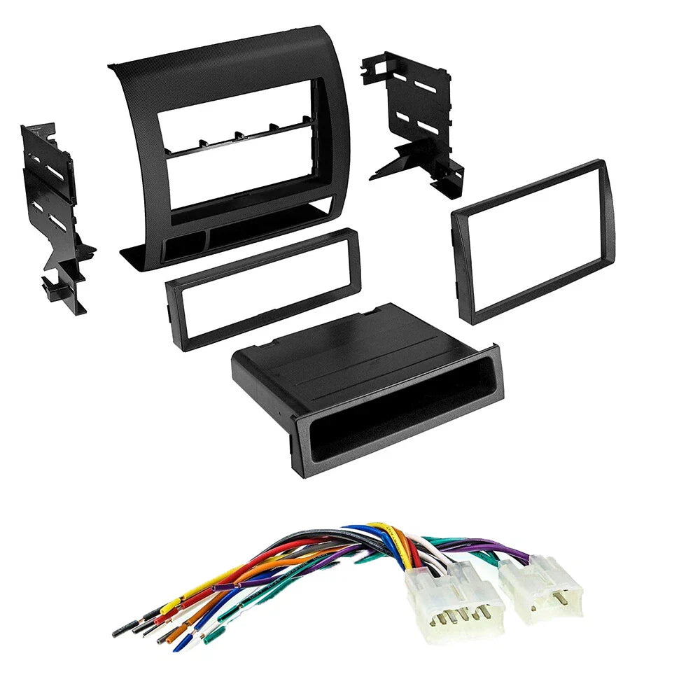 American International TOYK972 Installation Dash Kit Harness Fit 08-11 Toyota Tacoma