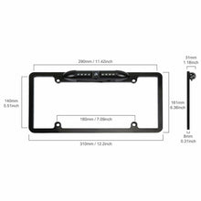 Charger l&#39;image dans la galerie, Car 170° License Plate Frame Rearview Reverse Backup Camera Night Vision US Black