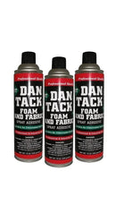 Load image into Gallery viewer, 3 Dan Tack 2012 professional quality foam &amp; fabric spray glue adhesive Can 12 oz