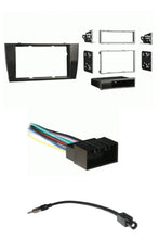 Load image into Gallery viewer, Single or Double DIN Installation Dash Kit for Select 2001-2008 Jaguar X-Type and S-Type Vehicles,Black &amp; Metra 70-9500 Jaguar 2003-Up/Land Rover 2005-Up Harness &amp; Antenna
