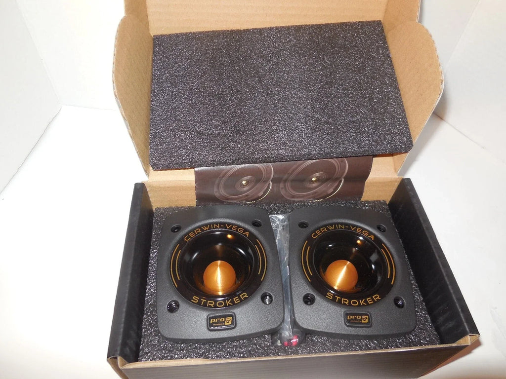 Cerwin Vega CVMPCL1.0T Stroker Pro 1" Compression Bullet Style Super Tweeter Set