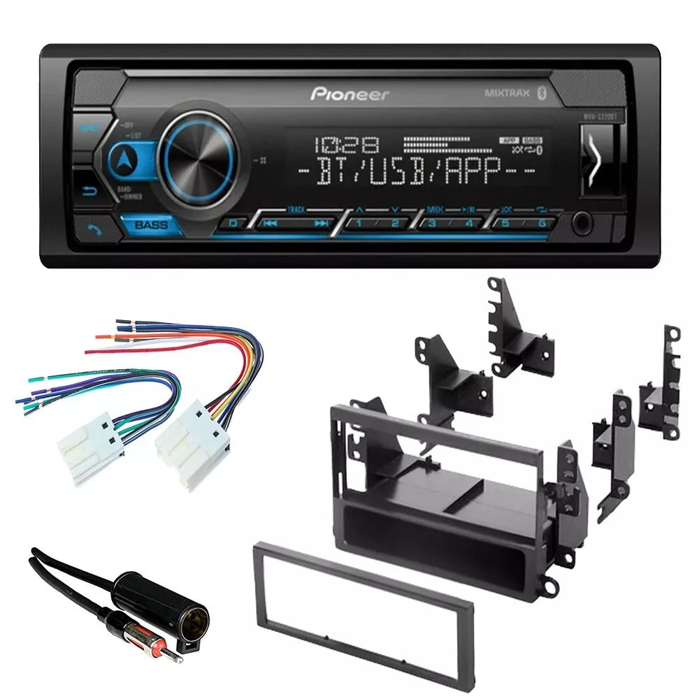 Pioneer MVH-S322BT Car Stereo Single Din Kit Fit 1995-1999 Nissan Maxima