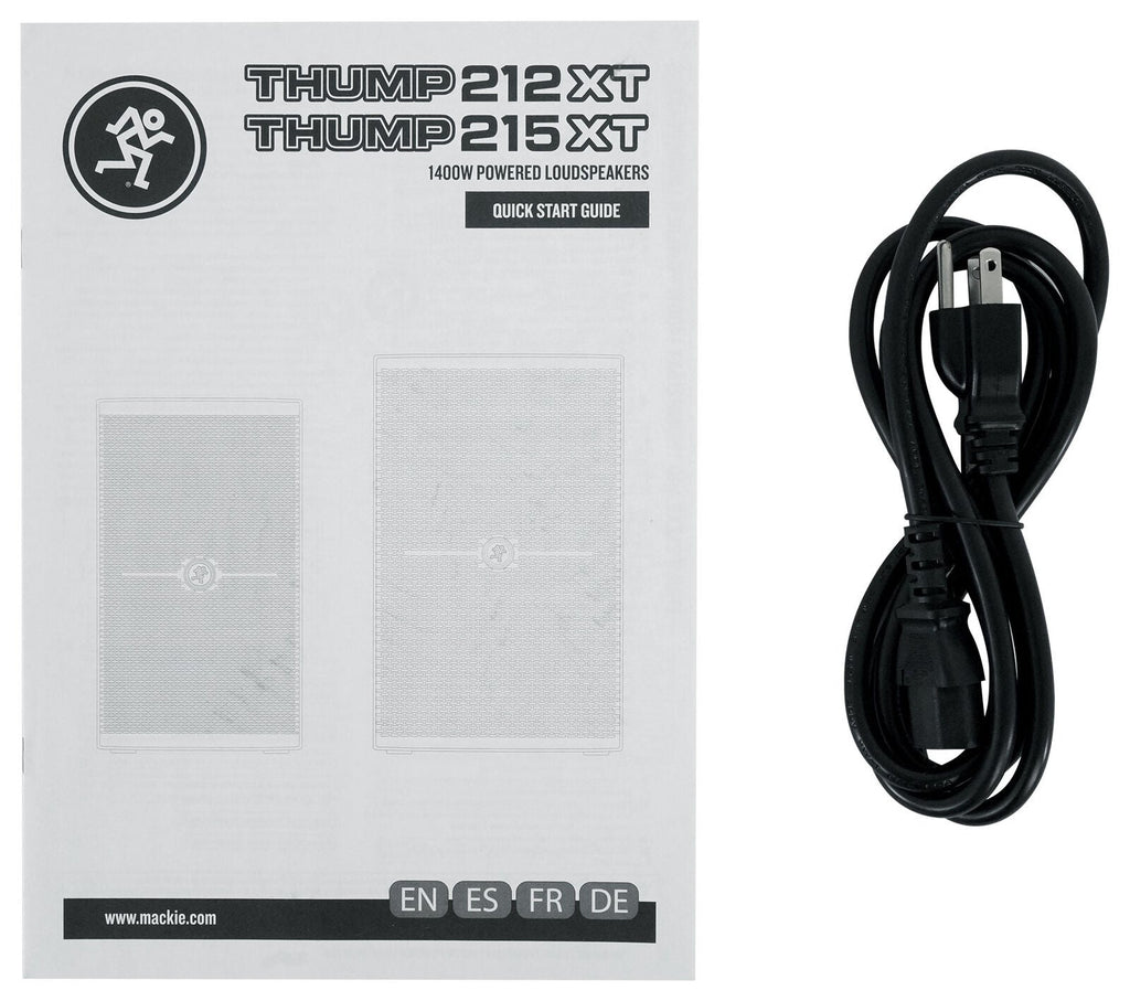 Thump212XT 12-Inch 1400-Watt Enhanced Powered Speaker Pair & 2 XLR Cables