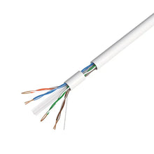 Load image into Gallery viewer, Patron Cat6 Ethernet Cable 23AWG 600Mhz UL Bare Solid Copper Wire UTP 250' White