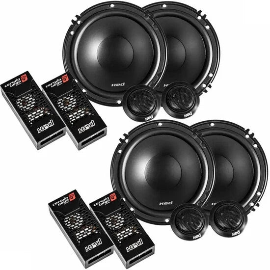 2 Cerwin Vega XED650C 300W 6.5" 2-Way Component System