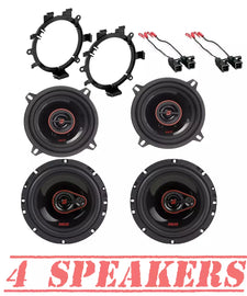 Cerwin Vega Front/Rear Door Speaker for 1999-2006 Silverado Crew Cab 4 Door