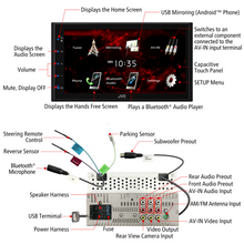 Load image into Gallery viewer, JVC KW-M180BT 2 DIN 6.75&quot; Media Player USB Mirroring For Android Bluetooth + CAM900 Backup Camera