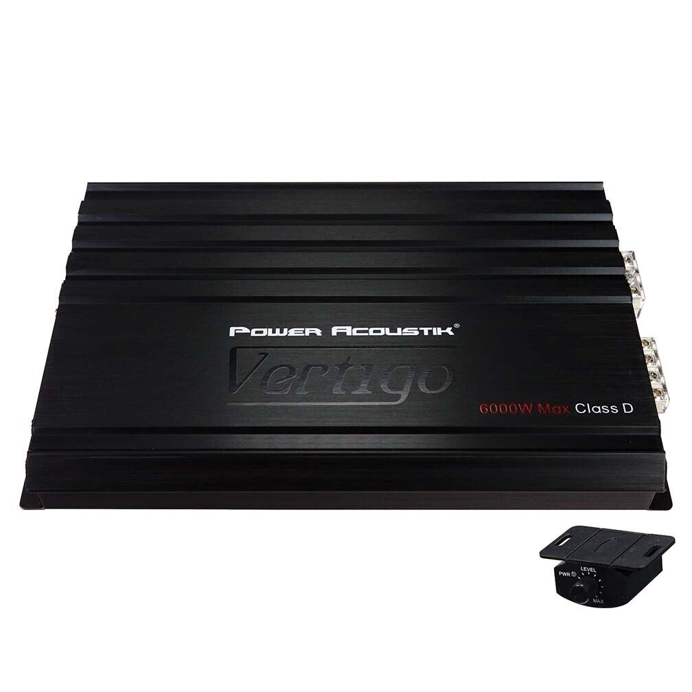 Power Acoustik VA1-6000D Vertigo Series Class D Monoblock Amplifier