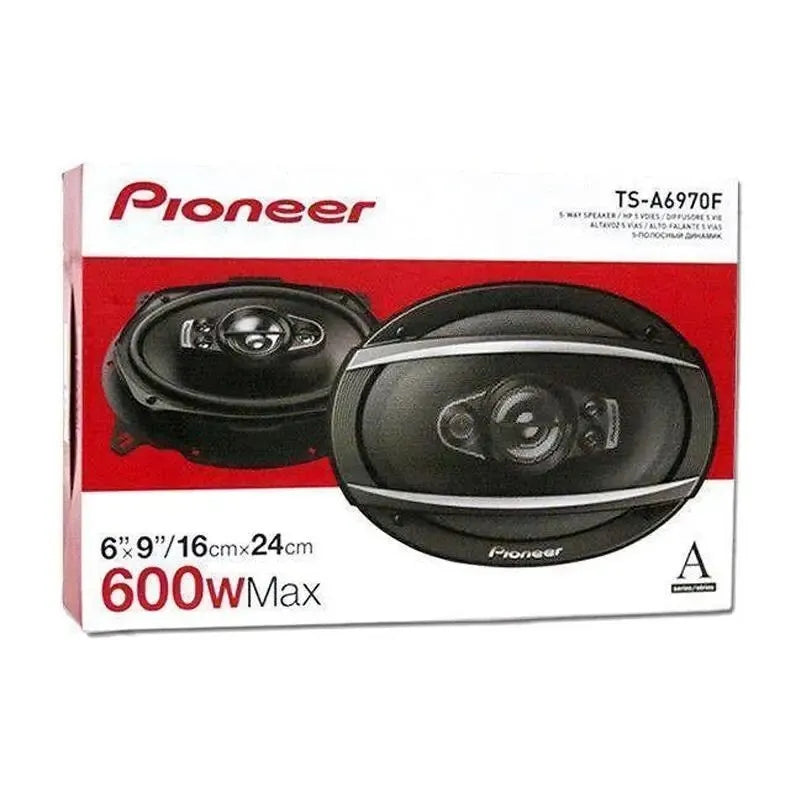 2 Pairs Pioneer TS-A6970F 600W Max, 100W RMS 6" x 9" A-Series 5-Way Coaxial Car Speakers