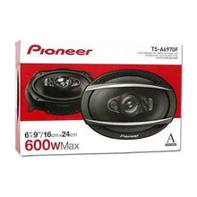 Load image into Gallery viewer, 2 Pairs Pioneer TS-A6970F 600W Max, 100W RMS 6&quot; x 9&quot; A-Series 5-Way Coaxial Car Speakers