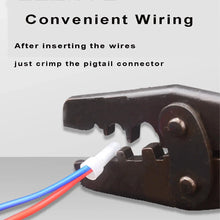 Load image into Gallery viewer, Quality Electrical Seamless Crimp Caps Nylon Connector 16-22 Gauge 200 Pcs Crimp Cap Nylon Connector