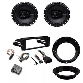 Metra 99-9600 Dash Kit Fit Select 1996-2013 Harley Davidson Motorcycles + Steering Wheel Control