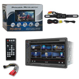 Power Acoustik PD-651B Double DIN Bluetooth In-Dash DVD/CD/AM/FM Car Stereo w/ 6.5