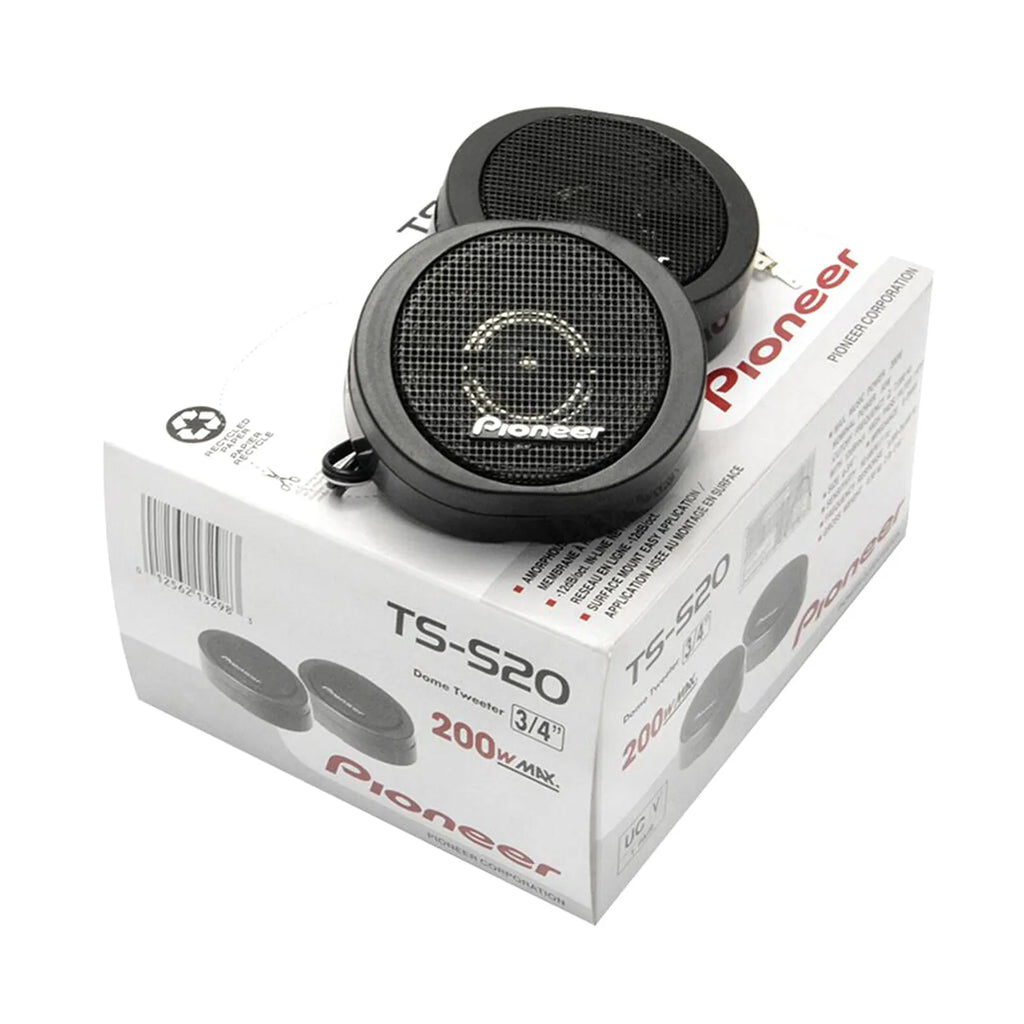 Pioneer TS-S20 3/4" 200W Car Audio Component Dome Tweeter Speaker