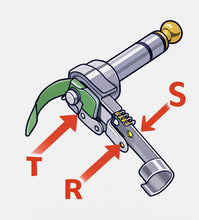 Load image into Gallery viewer, MR DJ QAM10 10-Piece 1/4" Right-Angle Stereo Male Audio Plug Connectors