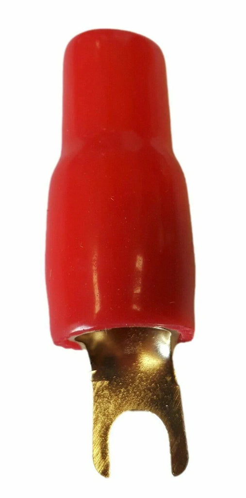 Install Bay US410 Barrier Spade Terminal 4 Gauge #10 Nickel 5 Red 5 Blk