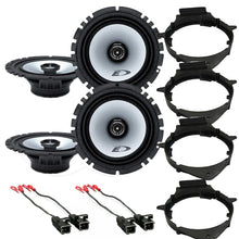 Charger l&#39;image dans la galerie, Alpine SXE 1726S 2 Way 6.5&quot; 2006-13 GM CAR Truck Front &amp; Rear Door Speakers &amp; Install Kits