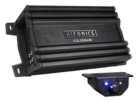 Hifonics HCM-1500.1D Mini Compact 1500W Mono Block Amplifier + 0G Amp Kit