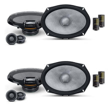 Charger l&#39;image dans la galerie, 2 Pair Alpine R-Series R2-S69C 6x9&quot; 300 Watts Component Car Audio Speaker