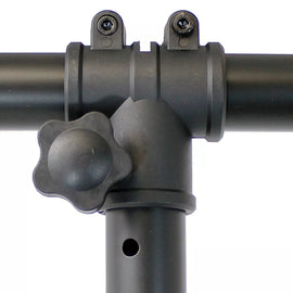 MR DJ LSTBAR4R Universal 4 Ft Round Lighting Cross Bar For Tripod Speaker Light Stands